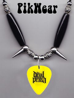 The Devil Wears Prada Jeremy Depoyster Guitar Pick Necklace   2010