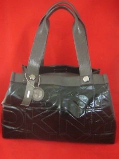 DKNY NEW Everyday Black Quilted Tote Boston Bag