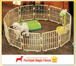 Dog Exercise Pens Plastic Pet Fence Kennel Fence Cage