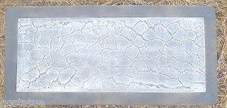 8th plastic simple cobblestone bench top concrete mold bench top