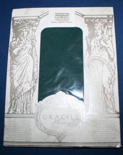 NEW Womans MEDIUM Nice Gracile Hosiery FOREST GREEN Control Top