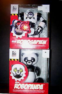 Mini WowWee Robosapien Robot & Panda Fully Poseable Robots, FACTORY