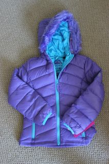 NWT Snozu Packable Down Hooded Puffer Coat Winter Jacket Girls Free