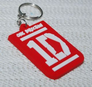 ONE DIRECTION 1D RUBBER KEYCHAIN KEYRING