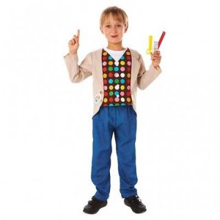 yrs (S)   Cbeebies Mr. Mister Maker Fancy Dress up Outfit Costume Boys
