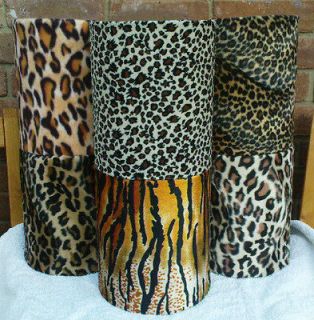 Leopard Zebra Tiger Animal Print Drum lightshade lampshade Pendant 8