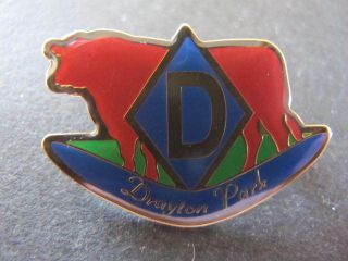 Drayton Park Red Angus Bull Cattle Badge