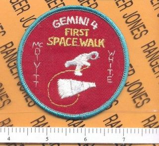 NASA SPACE GEMINI 4 McDivitt White First Space Walk 3 inch pocket