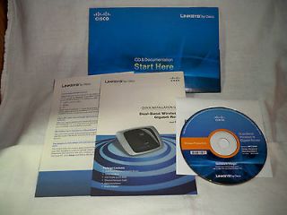 Cisco Linksys WRT320N Router Setup Wizard and Documentation CD Version