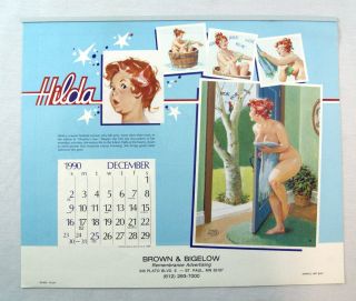 Vintage 1991 2013 Duane Bryers Hilda 13 Month Calendar MATCHES 2013