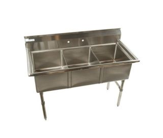 Three Compartment Stainless Sink NSF