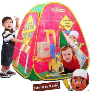 Handy Manny Pop Up Construction Zone Dome Hideaway Playhut Tent NEW