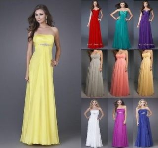 Formal Party Gown Evening Dresses Stock Size 6 8 10 12 14 16 18