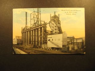 /Stove​s,U.S. Steel Plant, Duluth, Minn. about 1915, used postcard