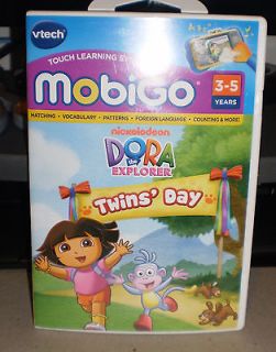 VTECH MOBIGO Games DORA TWINS DAY AGES 3 5 NEW