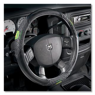 John Deere Steering Wheel Cover (Black)   LP14575