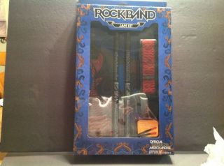 Rockband Jam Kit Red Koi Drum Sticks Guitar Strap & Skin