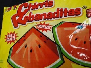Vero Chirris Rebanaditas Mexican Watermelon Caramel Chili Covered