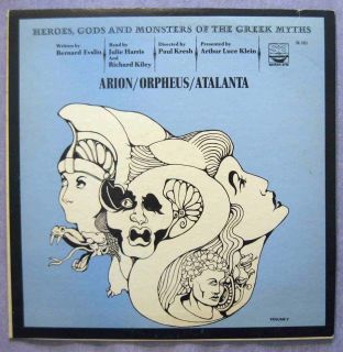 Heroes, Gods and Monsters of the Greek Myths Volume V LP Spoken Arts