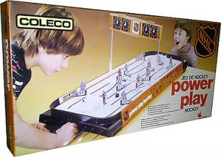Coleco NHL Power Play Hockey Game Table Vintage 1970 80s Collectable
