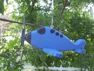 Blue Airplane Mini Whirligigs Whirly Gig Whirligig Windmill Yard Art