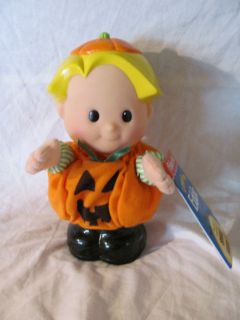 WITH TAGS FISHER PRICE LITTLE PEOPLE   7 HALLOWEEN EDDIE PUMPKIN DOLL
