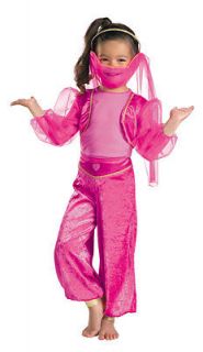 Tickled Pink Genie Costume child 4 6X Arabian Night Princess Aladdin