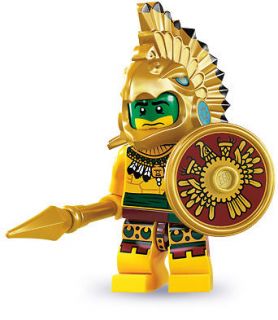 SPECTACULAR Salvidor Teran Mexico Aztec Warrior 22k Gold Plated
