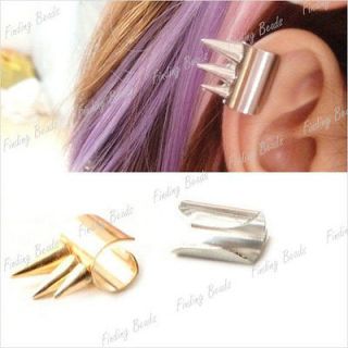 1PC HOT Vintage Punk rivet Ear Cuff Earring Studs Cool Wholesale FJ16
