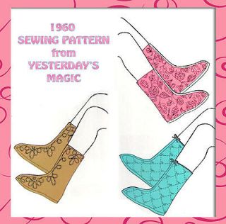 Reproduced 1960s Easy SEWING PATTERN to make Snug Soft Fabric