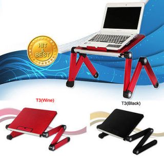 Foldable Tilting Aluminum Laptop Table Stand Reading desk Notebook