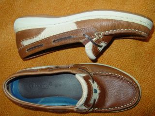 DUBARRY Deck shoe/brown leather/mesh/N ICE condition/remo vable insole