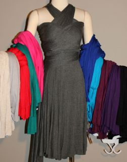 Elan MD5000 Rayon Jersey Wrap Convertible Dress: One Sz
