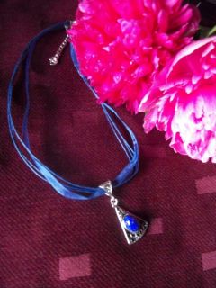 Vampire Diaries Inspired Elenas Lapis Lazuli Sun Protection Necklace