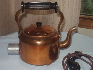 Vintage Electric Copper Kettle   Made in England   Works