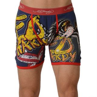 Ed Hardy Red Mens Eagle Has Landed Boxer Brief