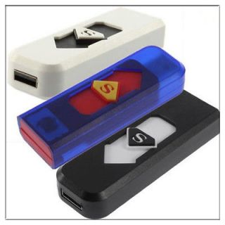 Electronic USB Cigarette Cigar Lighter Rechargeable Battery Flameless