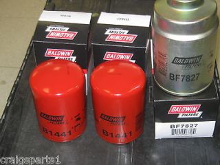 DURAMAX CHEVY DIESEL OIL & FUEL FILTER COMBO PACK 1 BF7827 2 B1441
