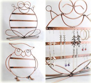 Frog/Owl 3 Layers Fashion Metal Earring Jewelry Holder Rack Stand