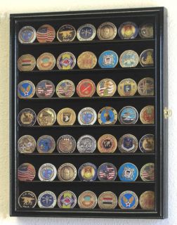 Army Military Challenge Coin Display Case Holder Rack