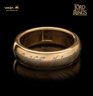 WETA Lord Of The Rings One Ring Prop Gollum Frodo Bilbo LOTR NEW IN