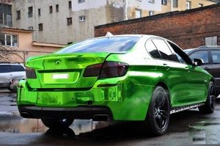 GREEN CHROME GLOSS 5ft X 3ft CAR VINYL WRAP AIR RELEASE