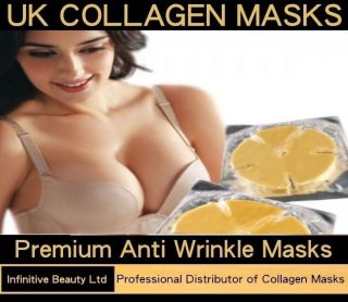 Collagen Breast Masks Chest Enlargement Firmness Smoothness Gold