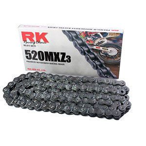 RK Motorcycle Chain 520MXZ3 520x120 Link Honda Kawasaki Suzuki Yamaha