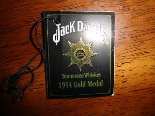 JACK DANIELS 1954 GOLD MEDAL HANG TAG   REGISTRATION