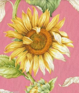 Fabric For Sale / PKaufmann Sunflower Hot Pink Curtain Fabric