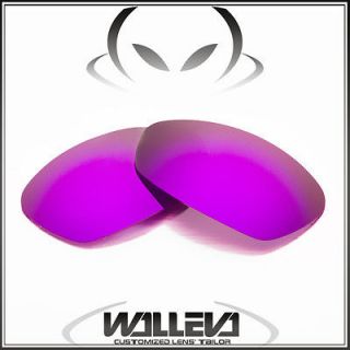 New Walleva Polarized Purple Replacement Lenses For Oakley Whisker