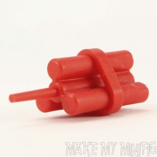 2X NEW Lego Red Dynamite Sticks Bundle