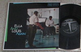 Ella Fitzgerald & Louis Armstrong LP Again 1960s Verve jazz vocal