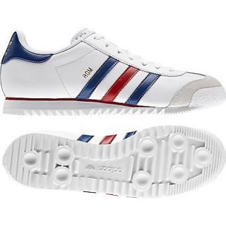Adidas Originals ROM Mens Trainers   White/Scarlet/Blue   Size UK 7